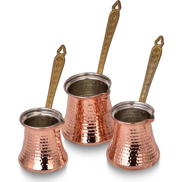 BAKIR 3LÜ CEZVE SET *50