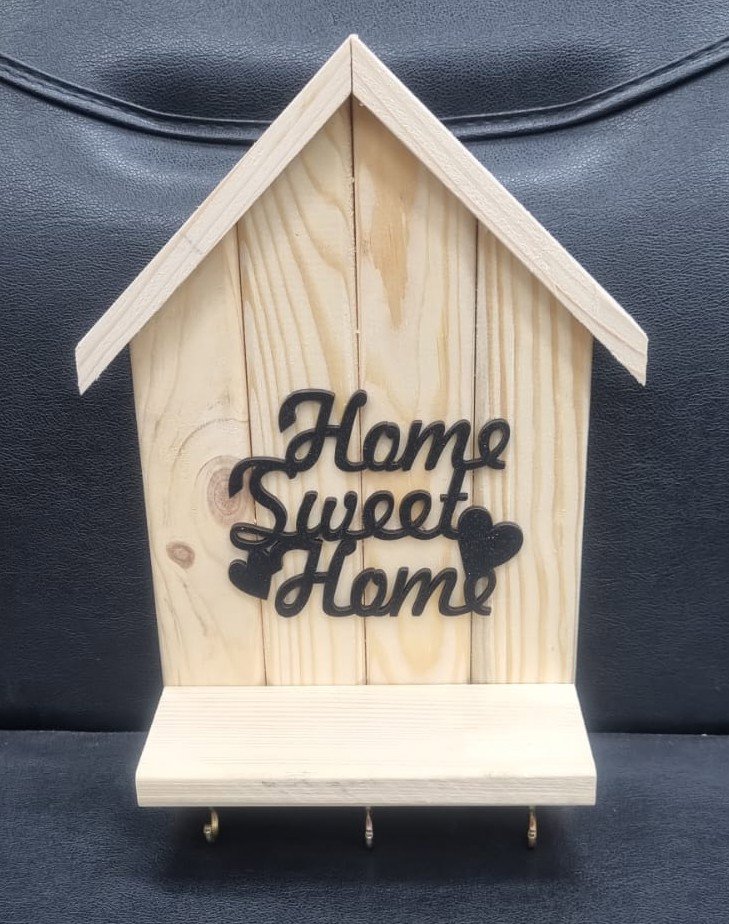 CRN ÇATILI AHSAP ASMALI ANAHTARLIK *30