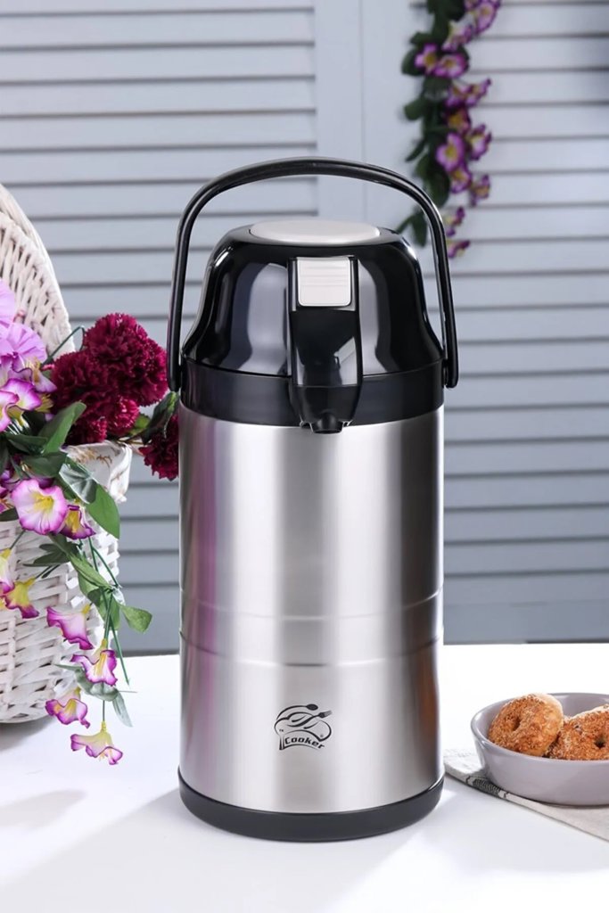 COOKER 3.5 LT ÇELIK TERMOS POMPALI *6