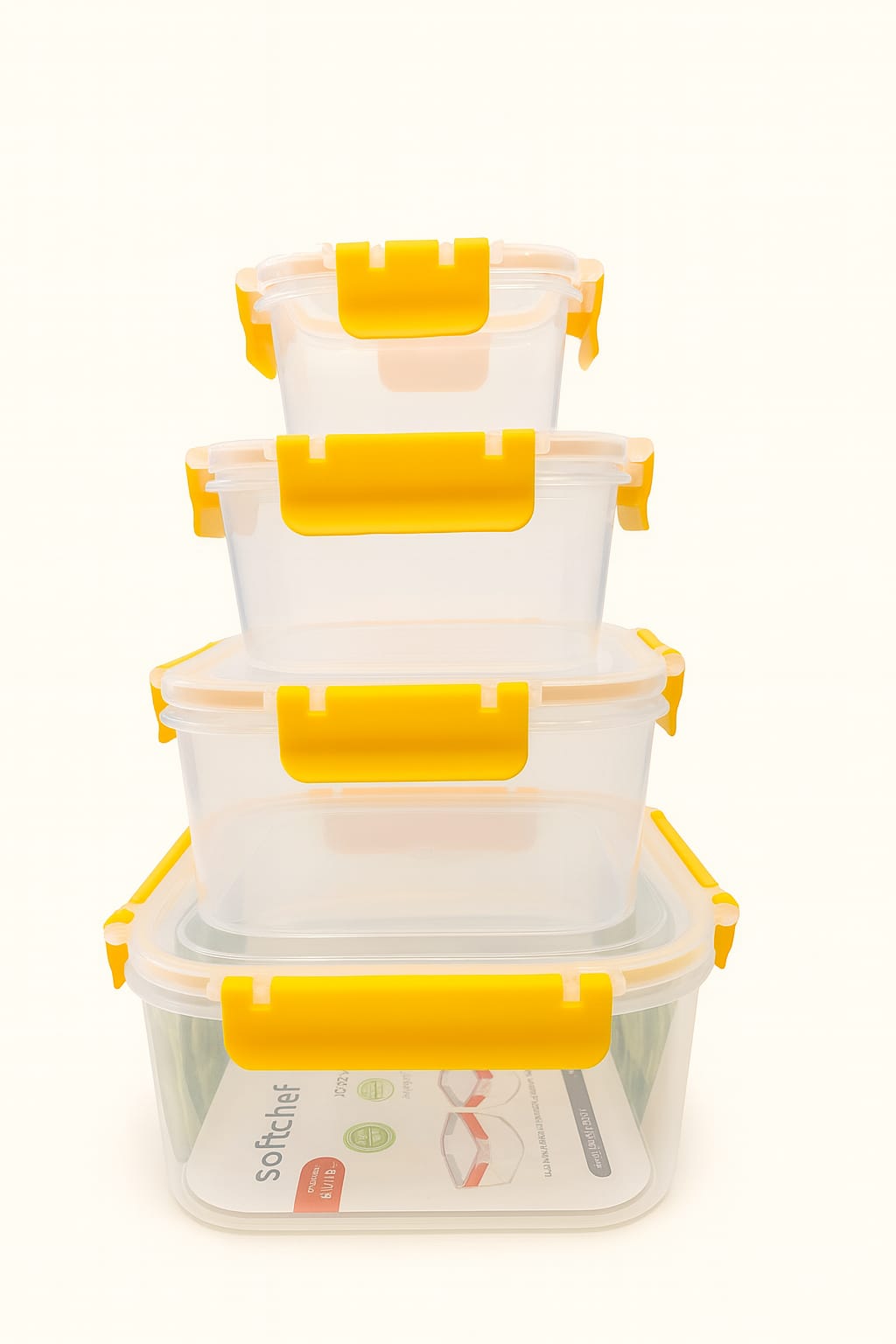 SOFT 4PRÇ CLARA KARE SAKLA SET 400+900+1800+2900ML