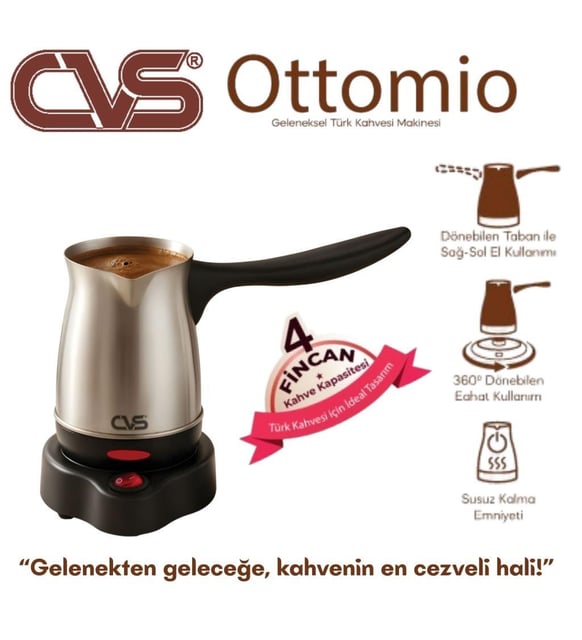 CVS OTTOMIO ELEKTRIKLI ÇELIK  KAHVE MAKINESI *24