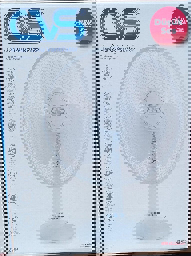 CVS MASAÜSTÜ 16 INÇ 3 PERVANE VANTILATÖR *4