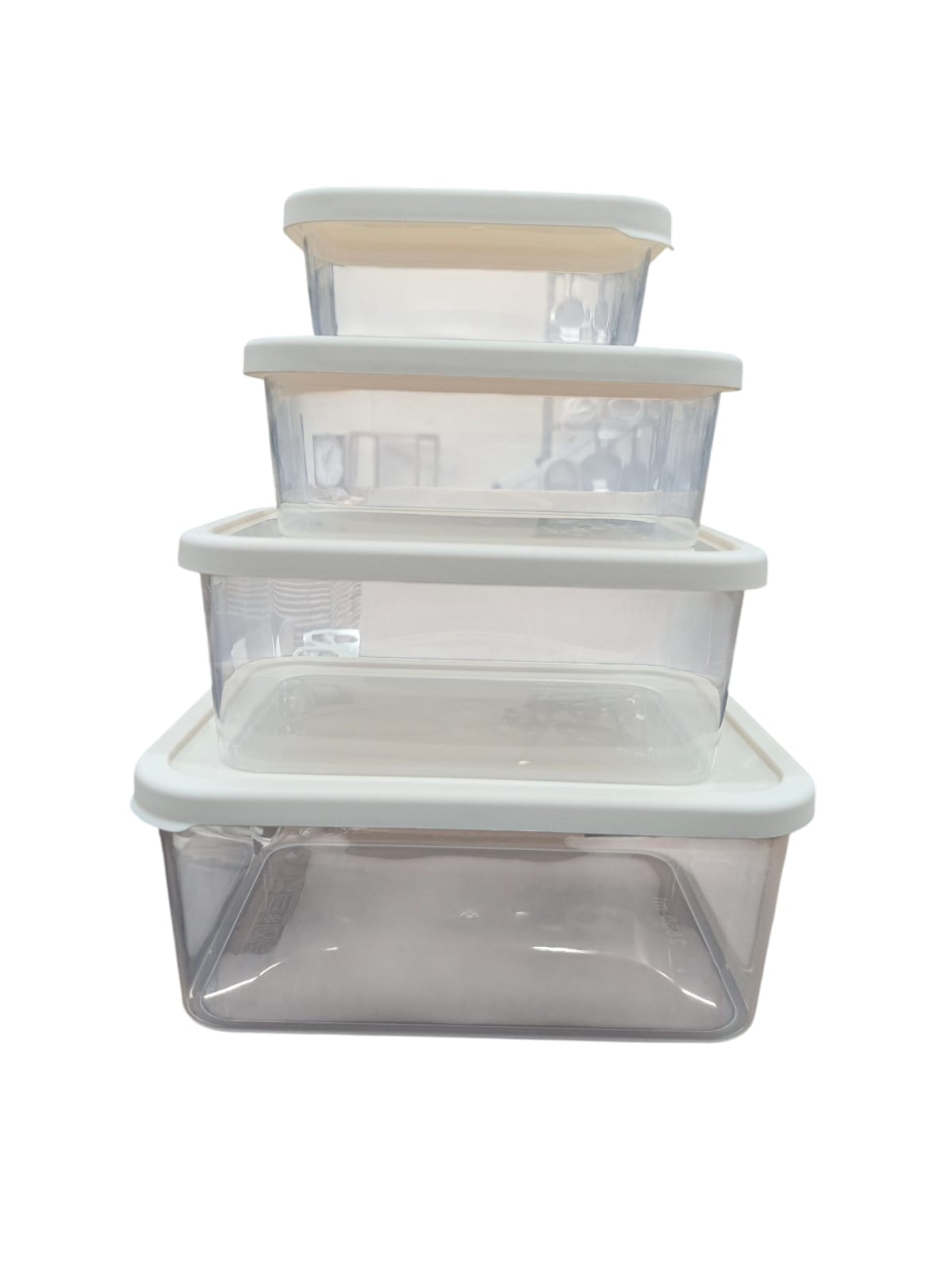 SOFT 4LÜ DIKDÖRTGEN 375+900+1700+2850ML SAKLAMA ST