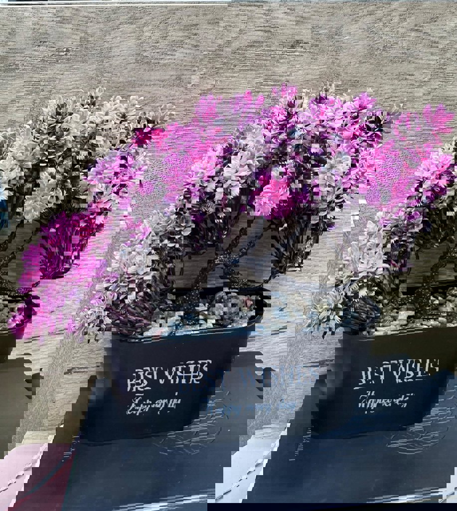 EVA AGAÇ ÇIÇEKLI KAYIK SAKSI *60