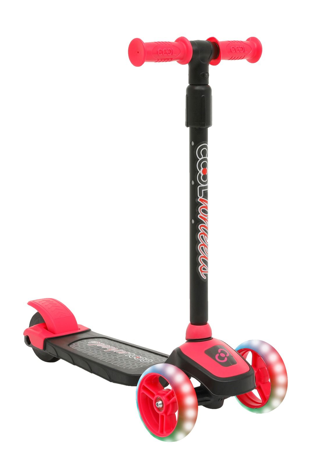 COOLWHEELS ISIKLI TWIST SCOOTER PEMBE *6