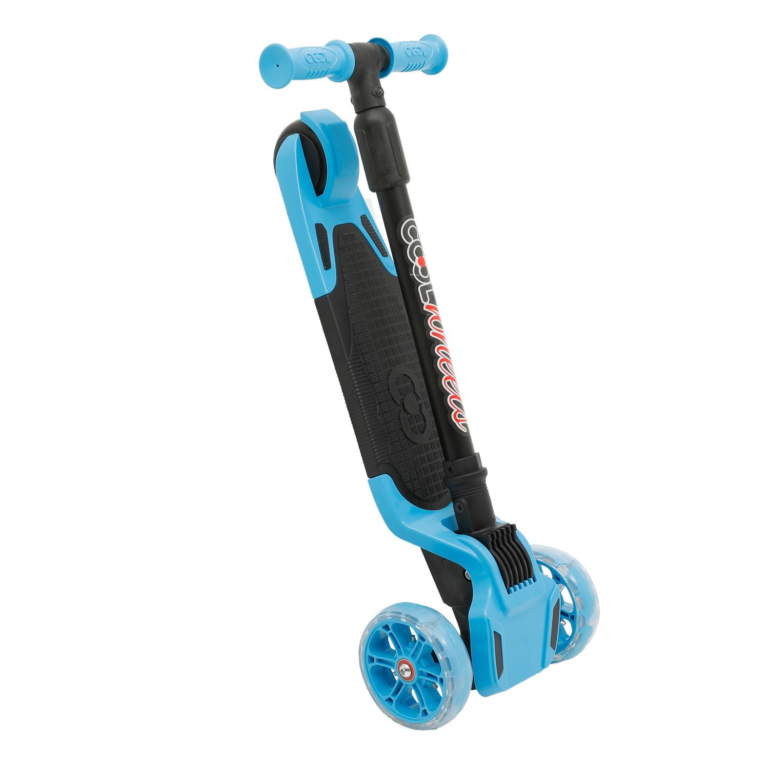 COOLWHEELS TULPAR ISIKLI KATLANIR SCOOTER MAVI *6