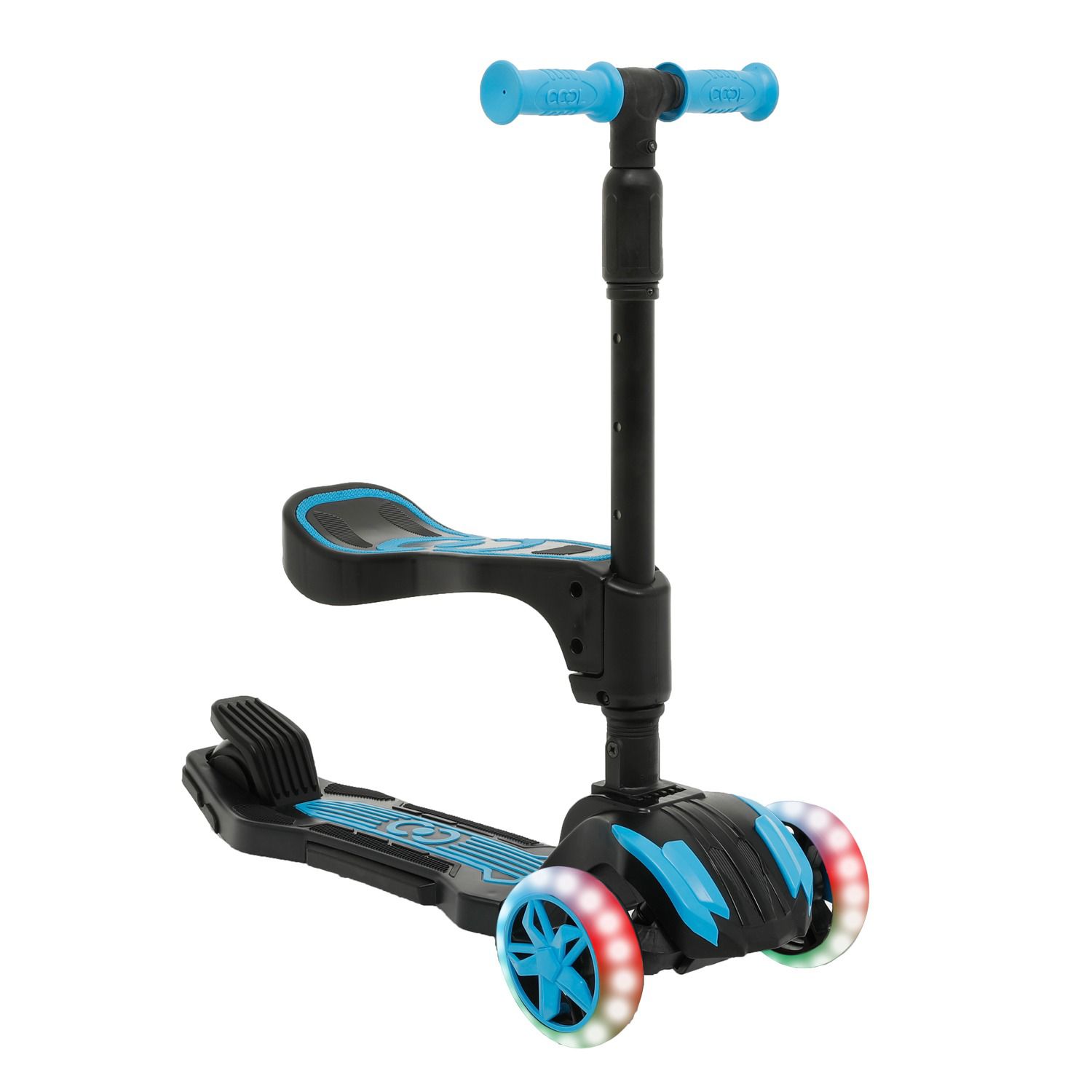 COOLWHEELS COMBO OTURAKLI SCOOTER MAVI  *4