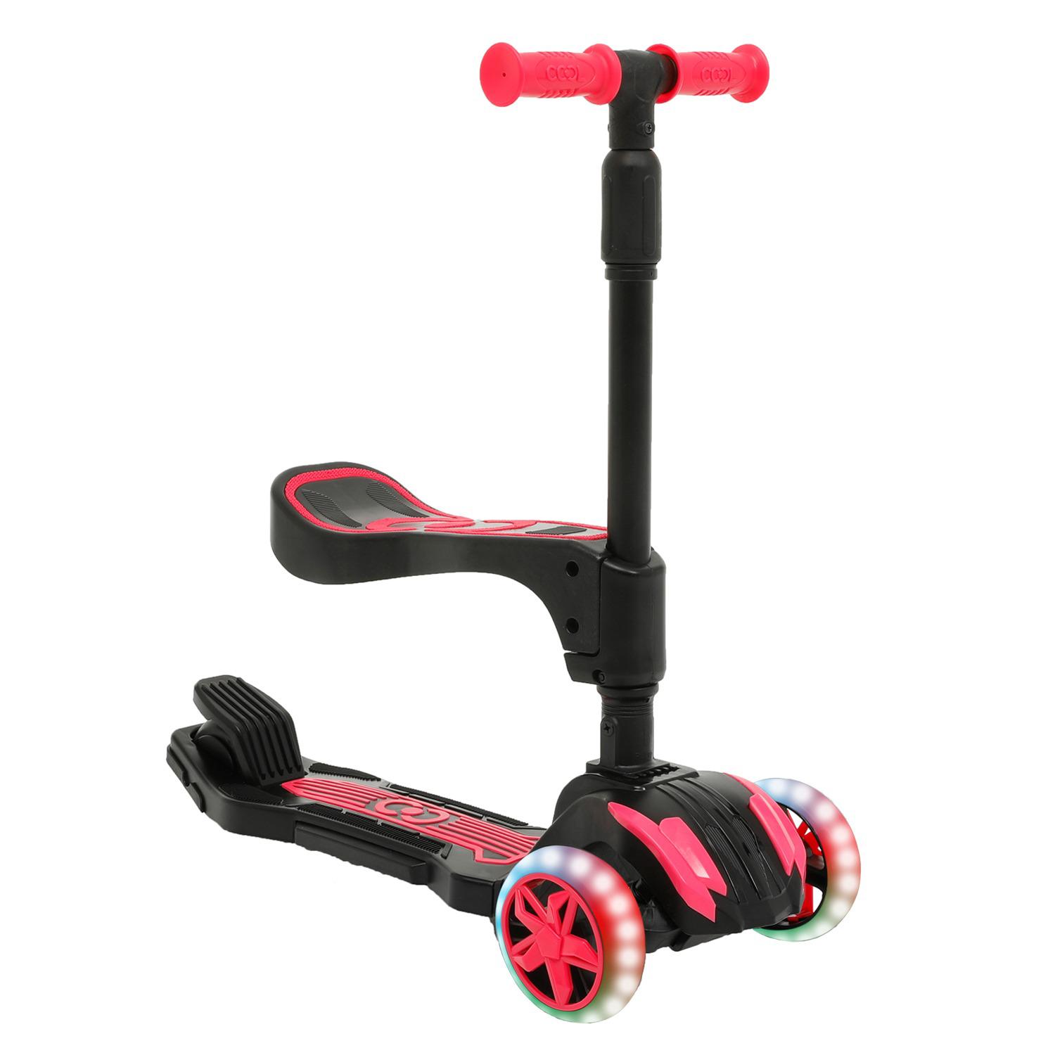 COOLWHEELS COMBO OTURAKLI SCOOTER PEMBE *4