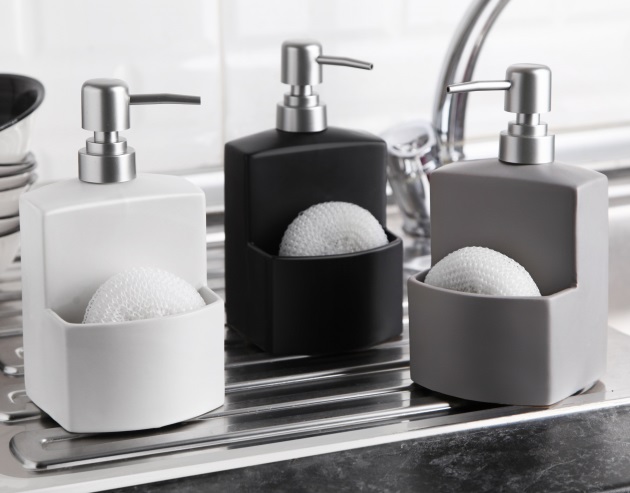 GÖNÜL STONEWARE SÜNGERLI SIVI SABUNLUK *24