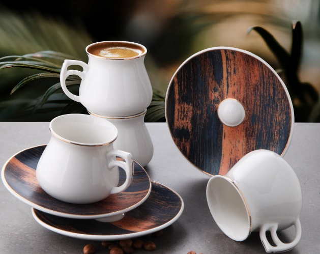 GÖNÜL PORSELEN 6 LI KAHVE FINCAN TAKIMI *12