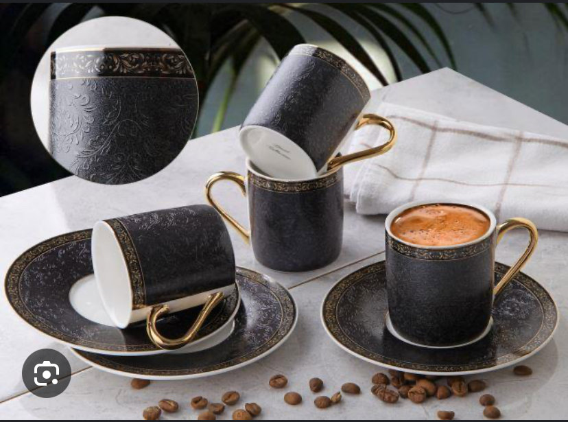 GÖNÜL PORSELEN 6 LI KAHVE FINCAN TAKIMI *12