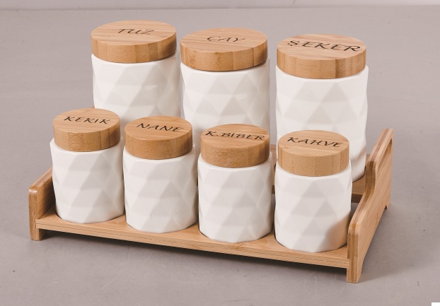 GÖNÜL BAMBU KAPAKLI BAHARATLIK *4