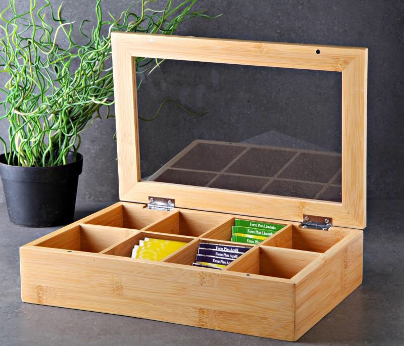 GÖNÜL BAMBU ÇAY KUTUSU 30*20*7 CM *12
