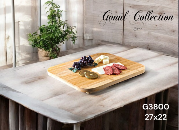GÖNÜL BAMBU SUNUM27X22X1.5CM *24