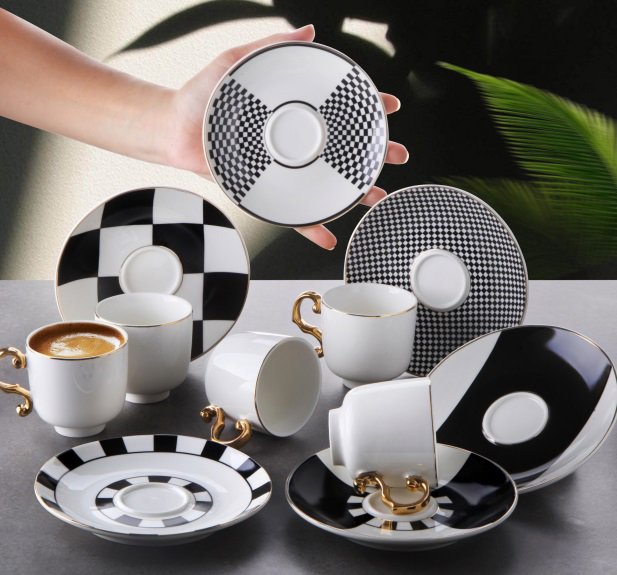 GÖNÜL PORSELEN 6 LI KAHVE FINCAN TAKIMI *12