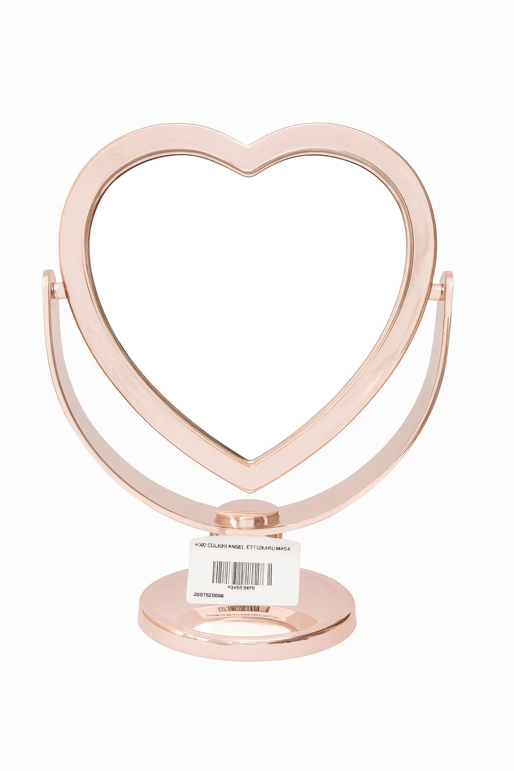 BOZ GOLDEN ANGEL ÇIFT TARAFLI KALPLI AYNA *48