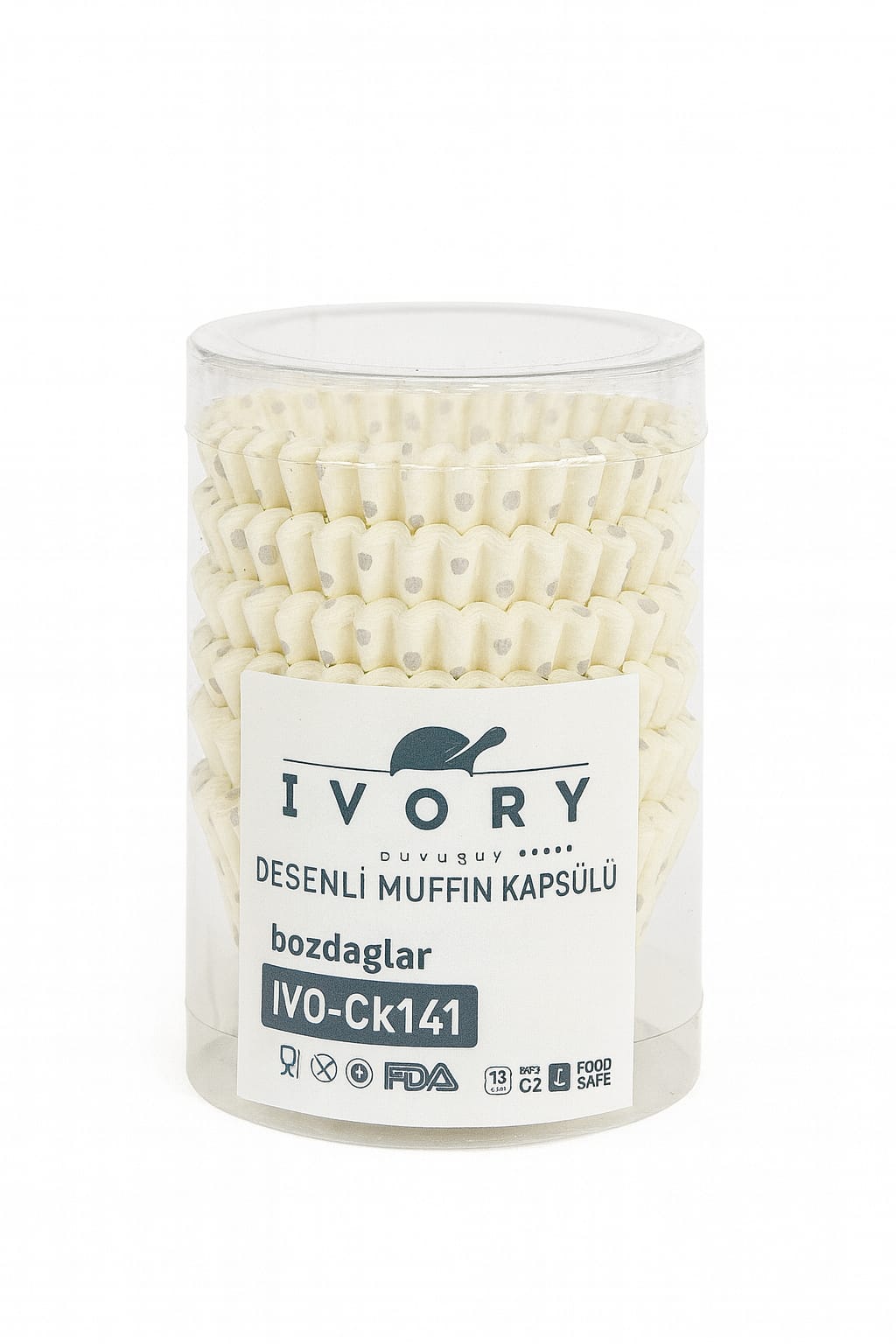 BOZ IVORY 100LÜ MUFFIN KAGIT KEK KAPSÜLÜ *288