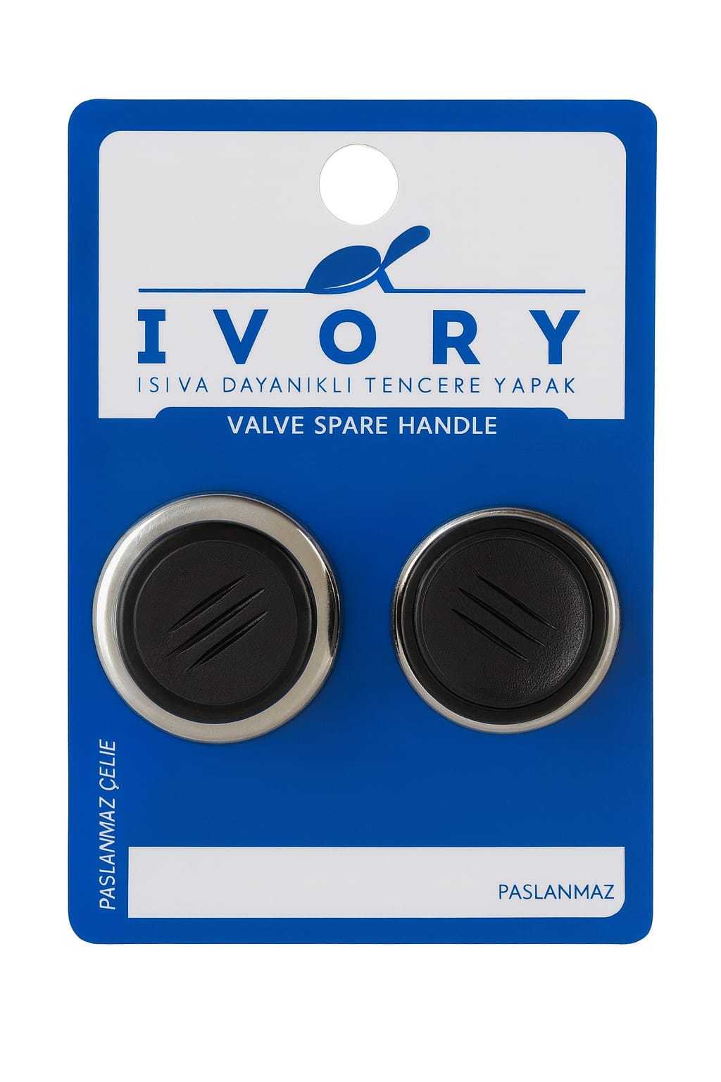 BOZ IVORY IKILI TENCERE KAPAK KULPU *120