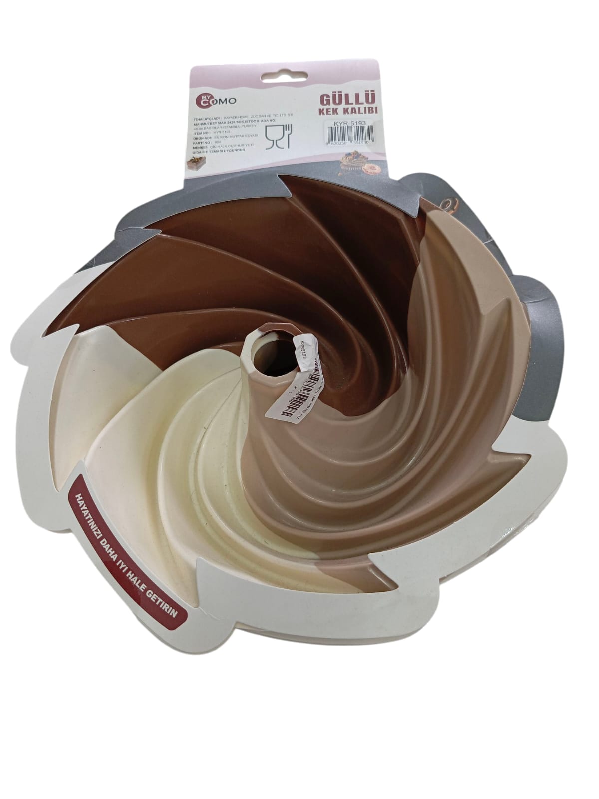BY COMO GÜLLÜ SILIKON KEK KALIBI *12