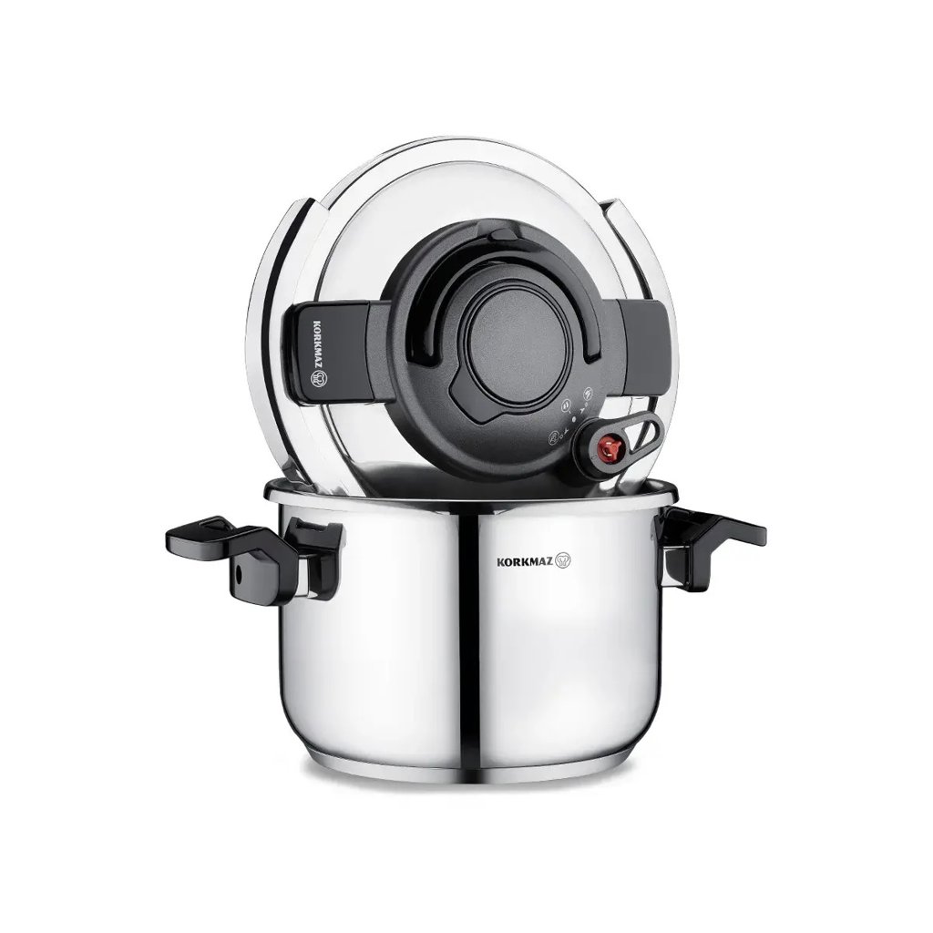 KORKMAZ ALESSA DÜDÜKLÜ TENCERE 10,0 LT *8