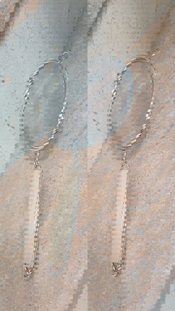 OSKAR AHSAP SAPLI ÇIFT KULAK ÇELIK SÜZGEÇ 14 *240