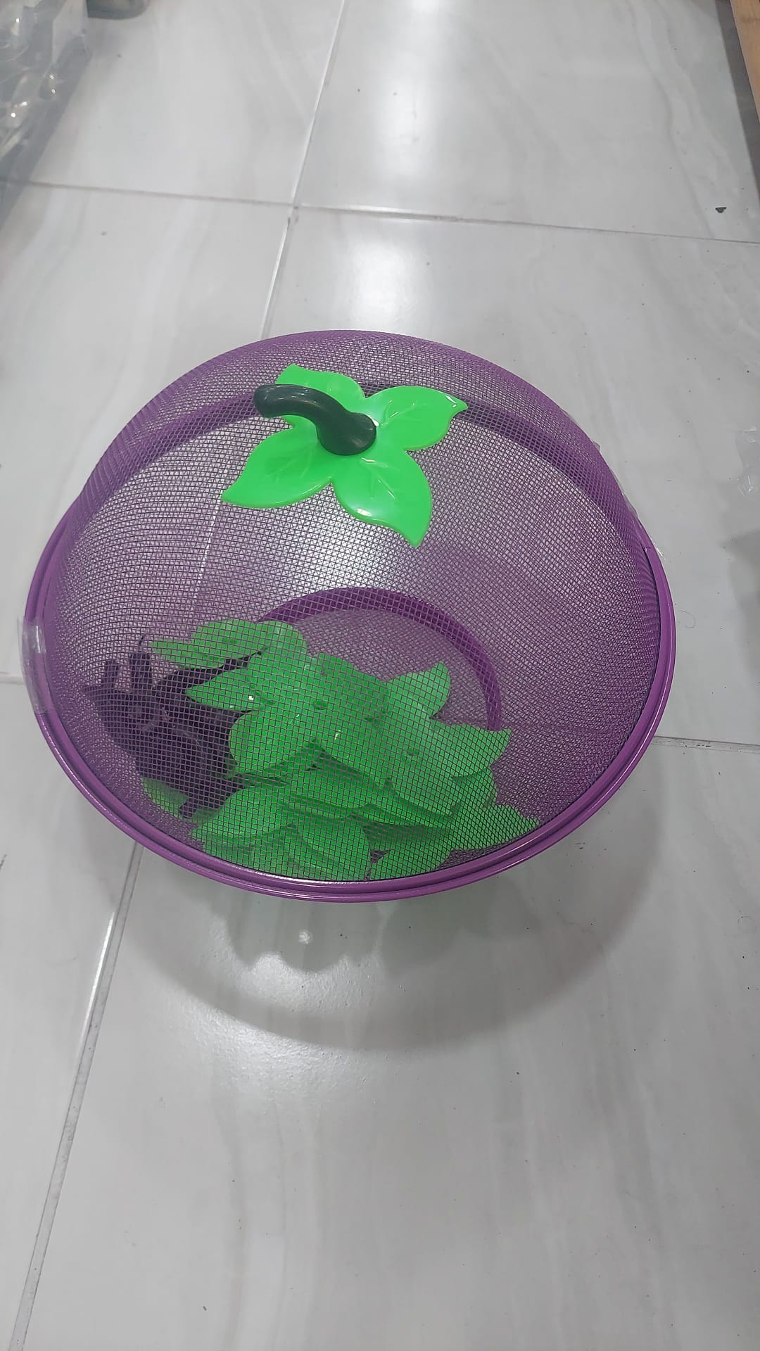 OSKAR RENKLI TEL SEPET YEMEK KORUMA KAPAK  *100