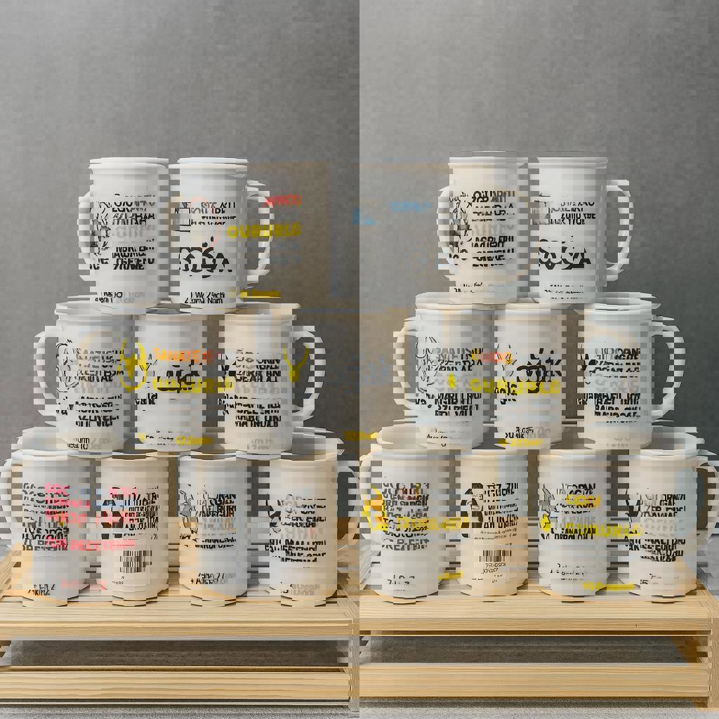 HOME PORSELEN KUPA EMAYE BURÇ DIZYAN *24