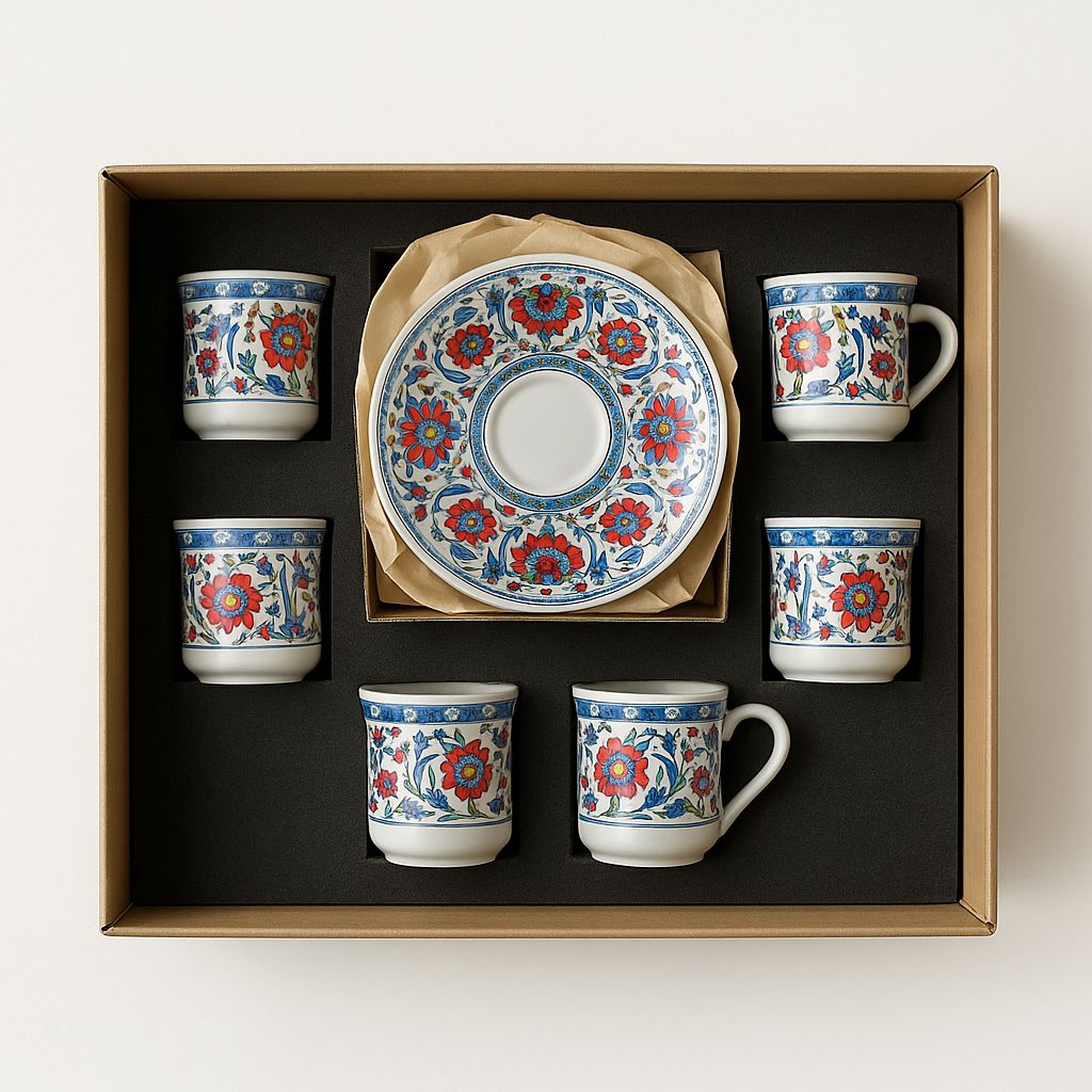 HOME KAHVE FINCAN  TAKIMI TOPKAPI 6 LI *12