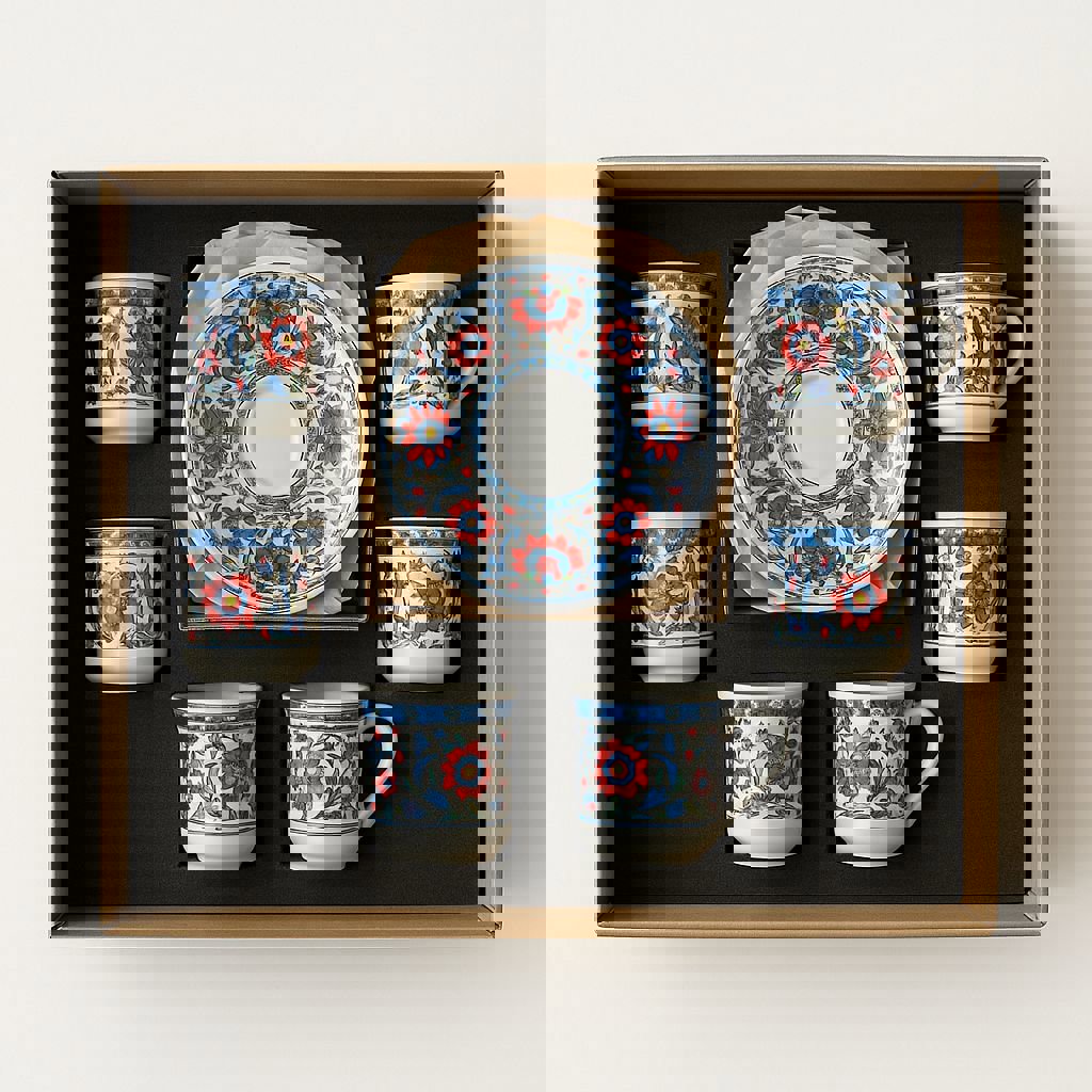 HOME KAHVE FINCAN  TAKIMI TOPKAPI 6 LI *12