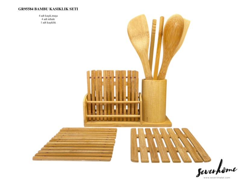 SEVER BAMBU KASIKLIK SETI *12