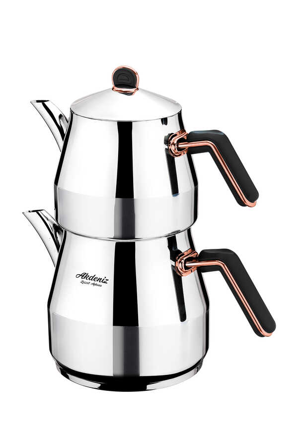 AKDENIZ ELMAS AILE ÇAYDANLIK SIYAH BAKIR *6