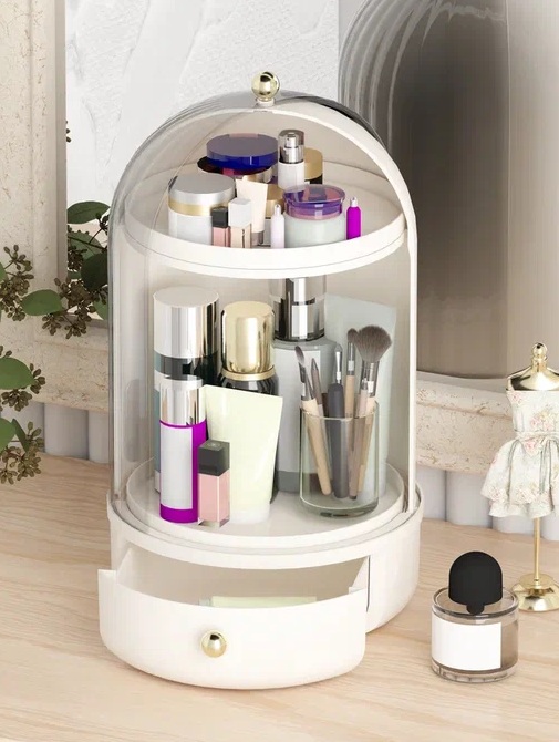 URVE VITRIN 360 DERECE DÖNER KOZMETIK ORGANIZER *6