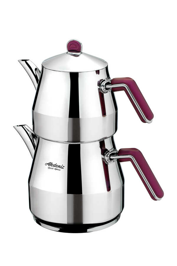 AKDENIZ ELMAS JUMBO ÇAYDANLIK SIRAZ SILVER *6