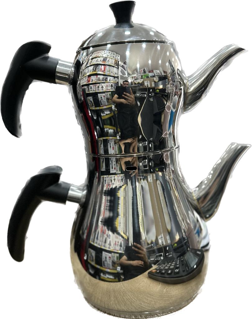 AKDENIZ AILE BOY LOVE SIYAH BAKALIT ÇAYDANLIK *8