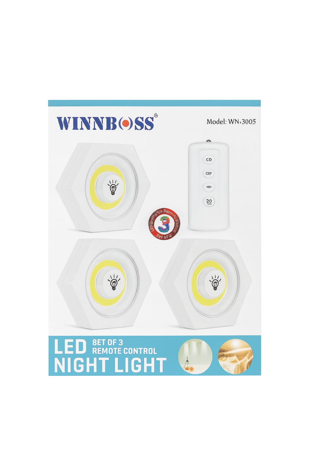 WINBOSS LED SPOT ÜÇLÜ *100