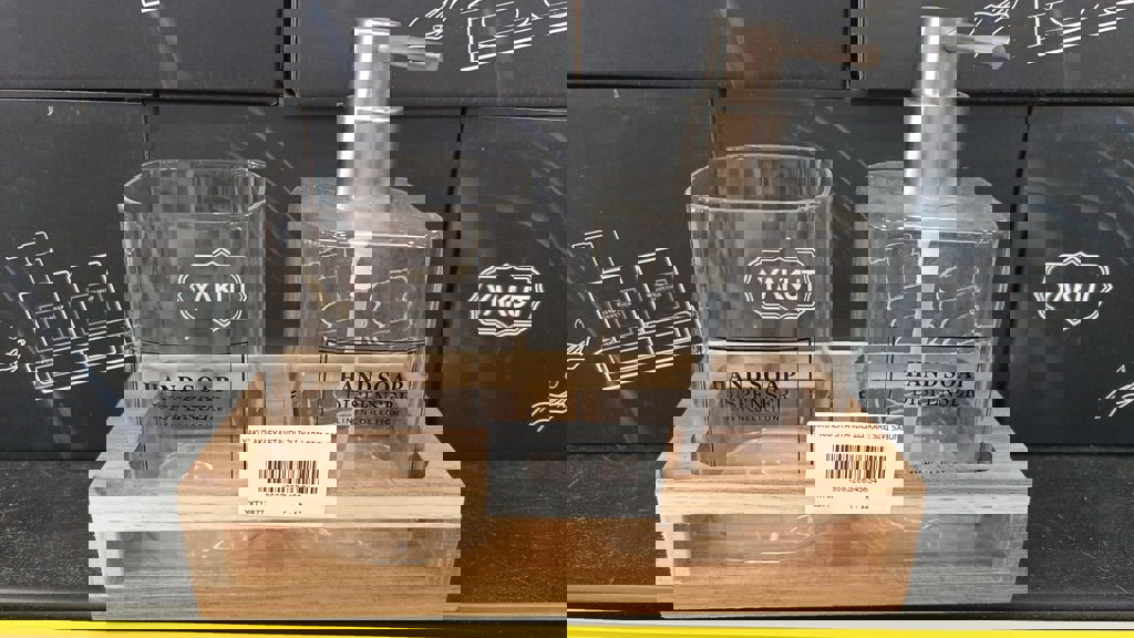 YAKUT AKASYA STANDLI 2LI KARE SIVI SABUNLUK *12