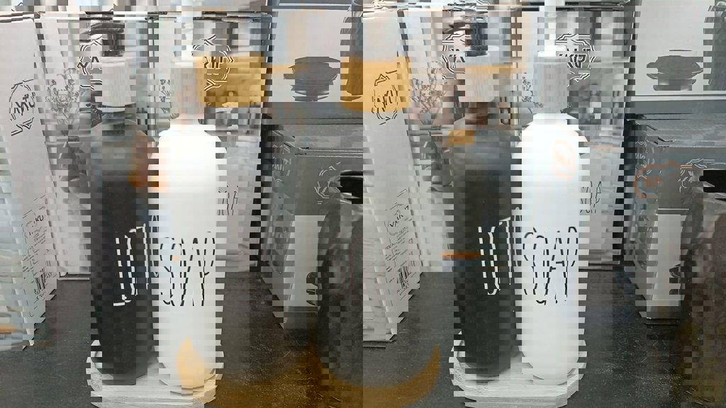 YAKUT AHSAP STANDLI  IKILI SER. SIVI SABUNLUK *24