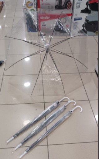 SUDEN SEFFAF SEMSIYE *100