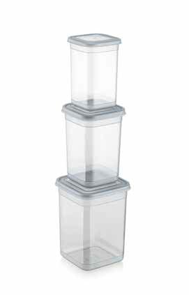 FRESHLIFE 3LÜ CLASSY KARE DIK. 0,75+1,25+2,1LT.SET