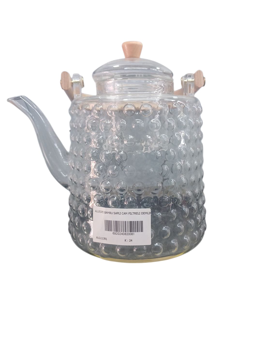 ALLEGRI BAMBU SAPLI CAM FILTRELI DEMLIK *24