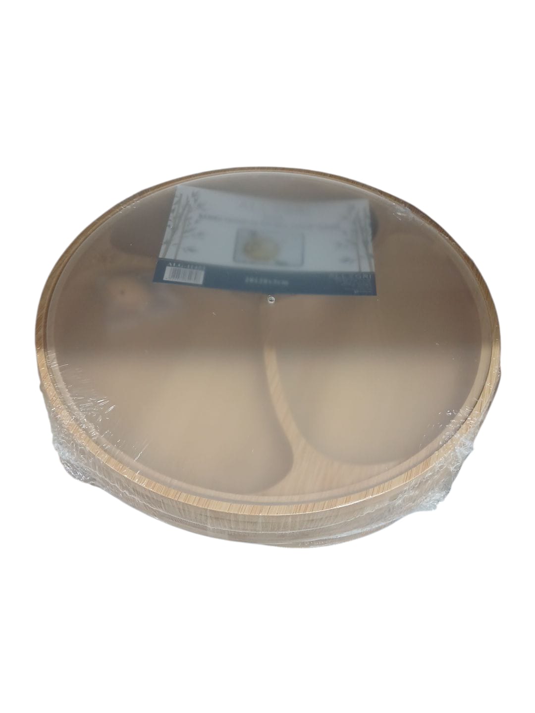 ALLEGRI KAPAKLI BÖLMELI BAMBU ÇEREZLIK *24