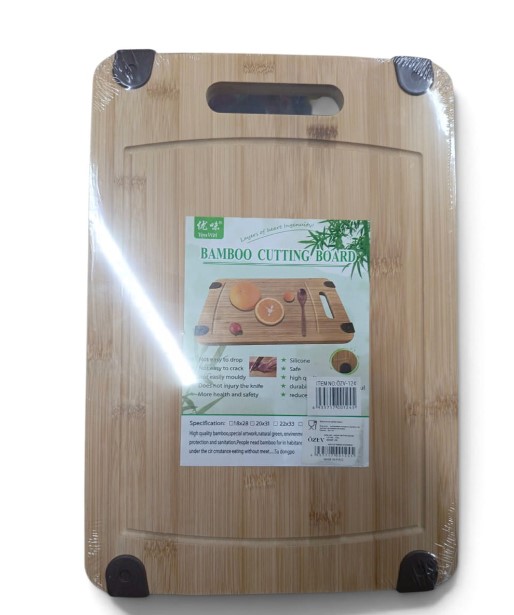 ÖZEV BAMBU DOGRAMA TAHTASI 24*34CM *30