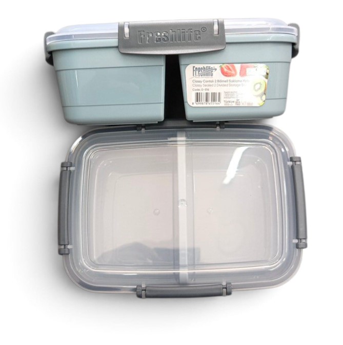 FRESHLIFE 1,1LT.CONTALI 2 BÖLMELI SAKLAMA SETI *24